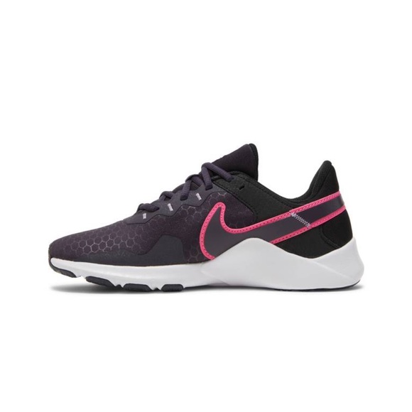 Nike Legend Essential 2 Black/Hyper Pink-Cave Purple Women's Sz:7.5 New With Box - Picture 3 of 8